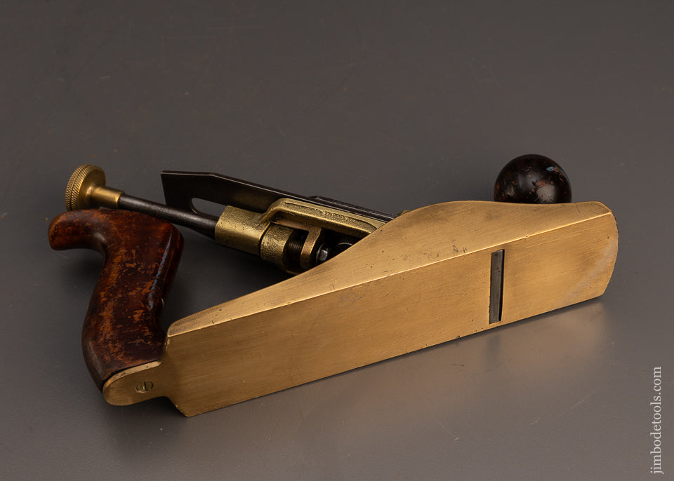 Rare Solid Brass Smooth Plane by GTL - 113141