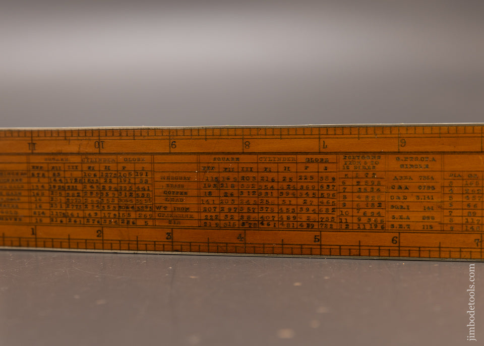 Drop Dead Stunning German Silver & Boxwood STANLEY HOGG’S PATENT Slide Rule - 113191G