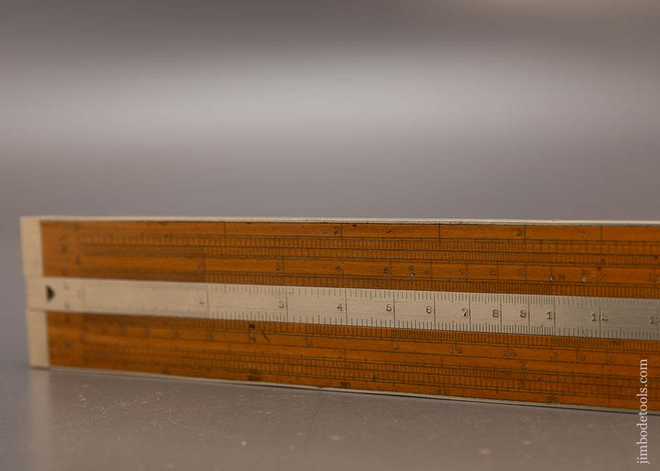 Drop Dead Stunning German Silver & Boxwood STANLEY HOGG’S PATENT Slide Rule - 113191G