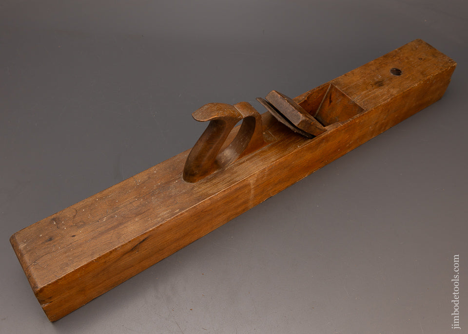 Massive 28 Inch Beech Jointer Plane by A. HEALD & SON MILFORD, N.H. - 113275