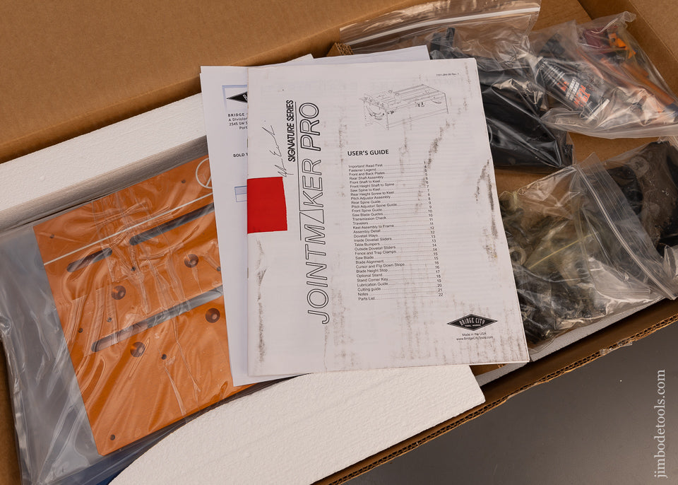 BRIDGE CITY TOOL WORKS Joint Maker Pro Mint Sealed in Original Box - 113295