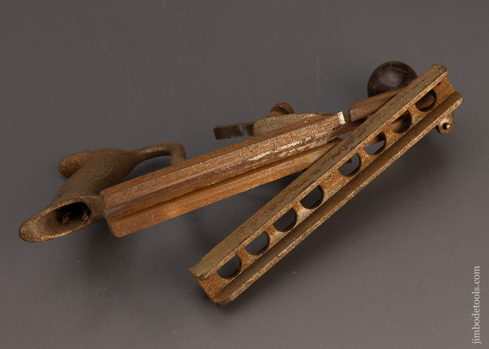 Good User STANLEY No. 48 Tongue & Groove Plane with all 3 Original Irons - 113456