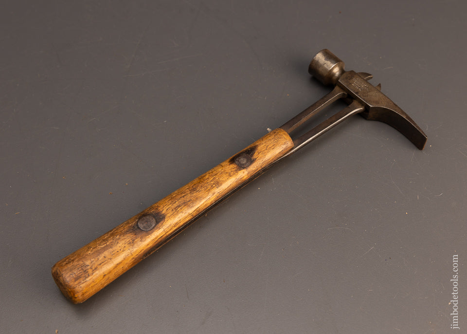 Rare GILFILLAN PATENT Hammer with Nail Puller Head Ca. 1897 - 113519
