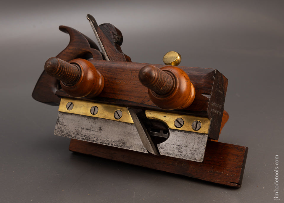 Fine AUBURN TOOL CO. Solid Rosewood Handled Plow Plane - 113574