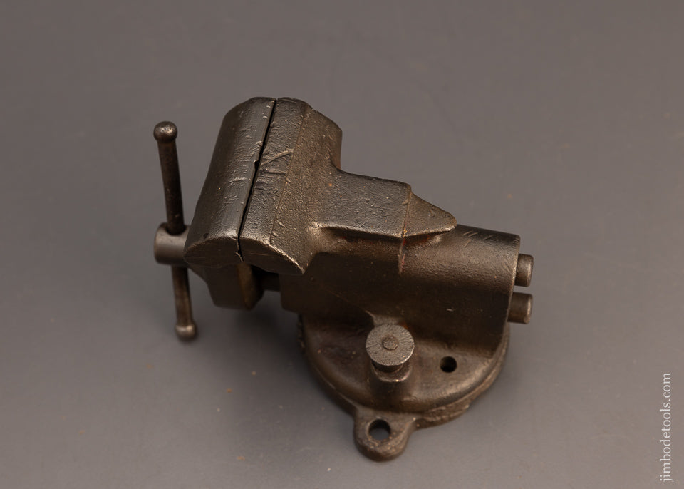 Rare HALL & COOK PATENT 2 1/2 Inch Swivel Vise - 113585