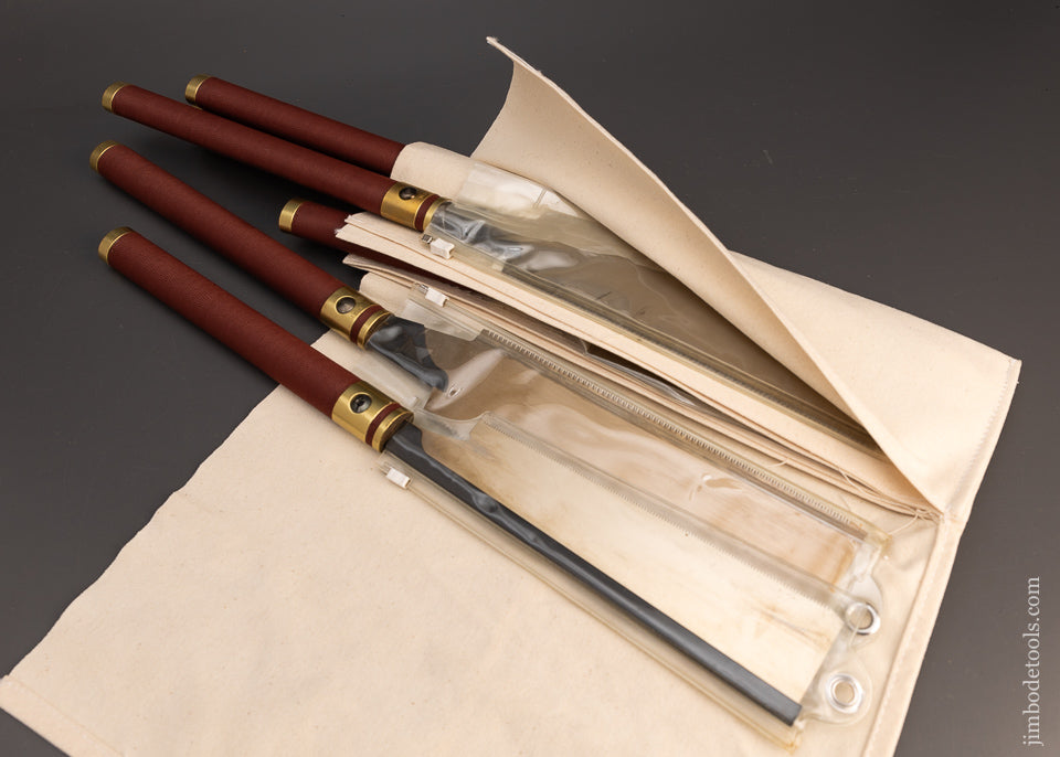 Rare & Mint BRIDGE CITY TOOL WORKS Set of 6 Japanese Saws Unused - 113630