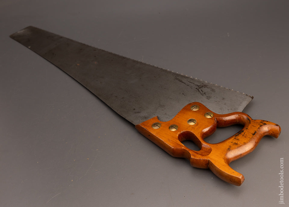 Near Mint DISSTON D-8 Thumb Hole Rip Hand Saw - 113632