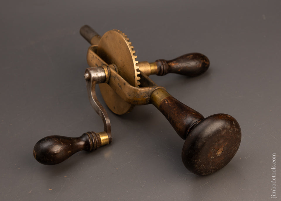 Beautiful Brass Framed Hand Drill - 113636