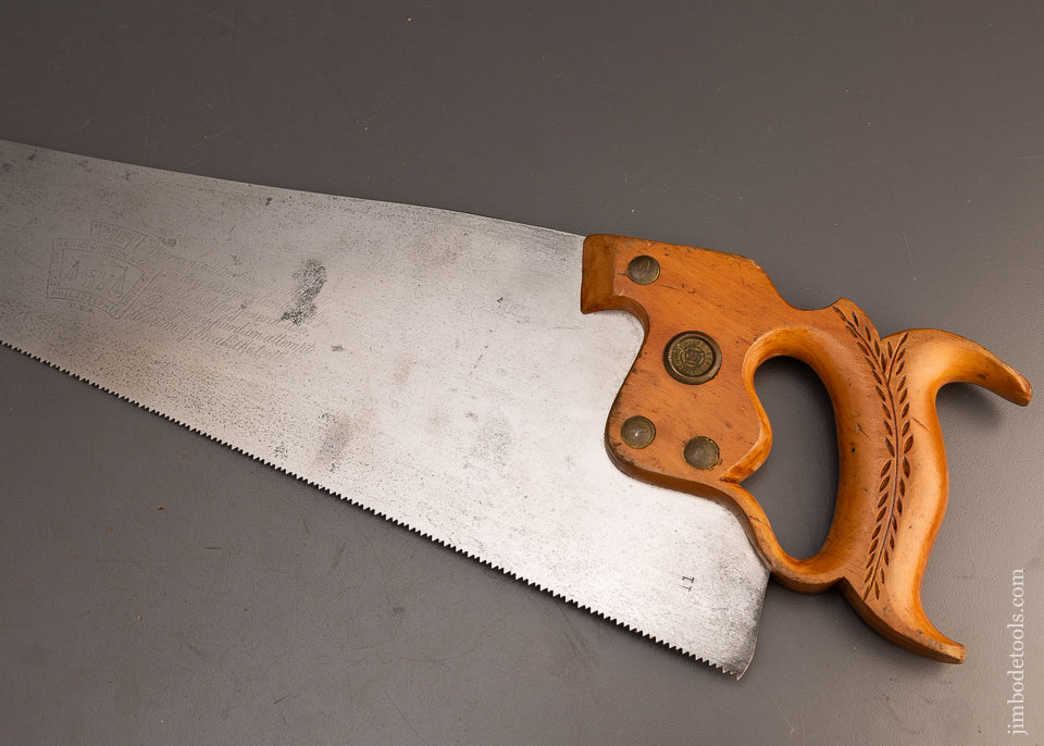 Rare DISSTON ACME 120 Hand Saw - 113662