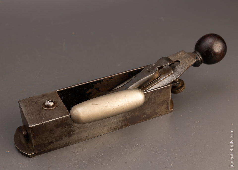 Spectacular STANLEY No. 9 Piano Maker’s Miter Plane with Hot Dog Handle - 113663