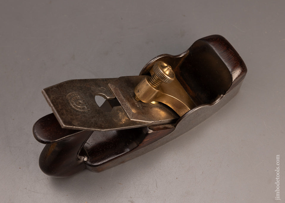 Excellent MATHIESON No. 843 Dovetailed Rosewood Infill Smooth Plane - 113744