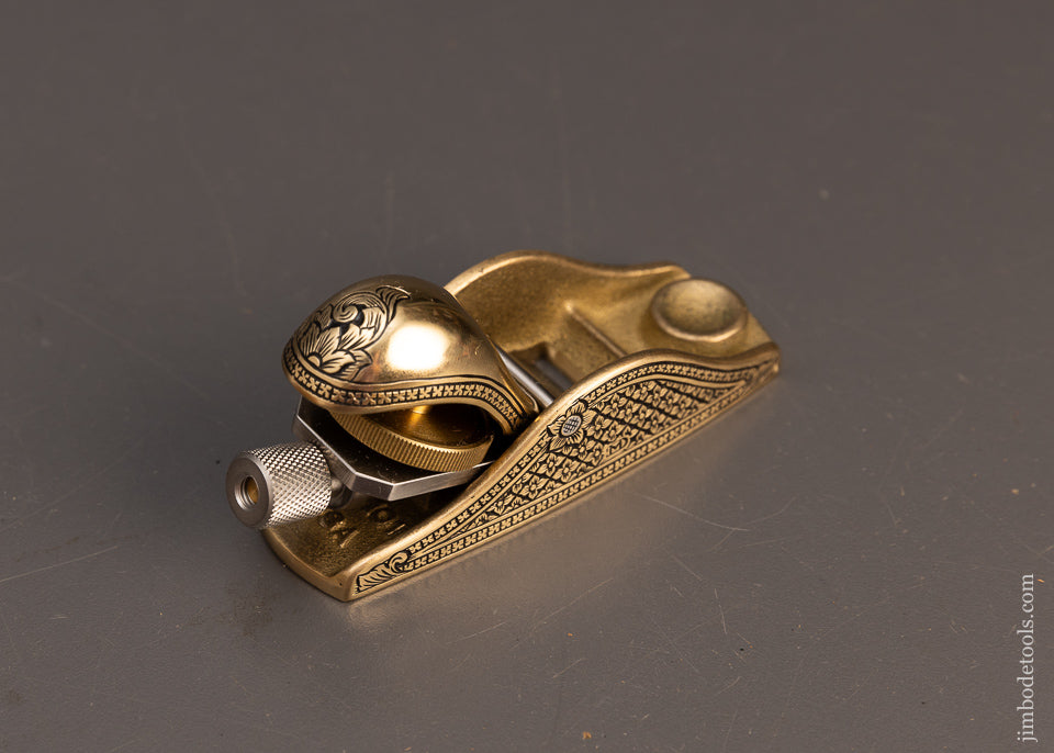 Lavishly Engraved LIE NIELSEN No. 101 Low Angle Violinmaker's Block Plane Mint in Box - 113785