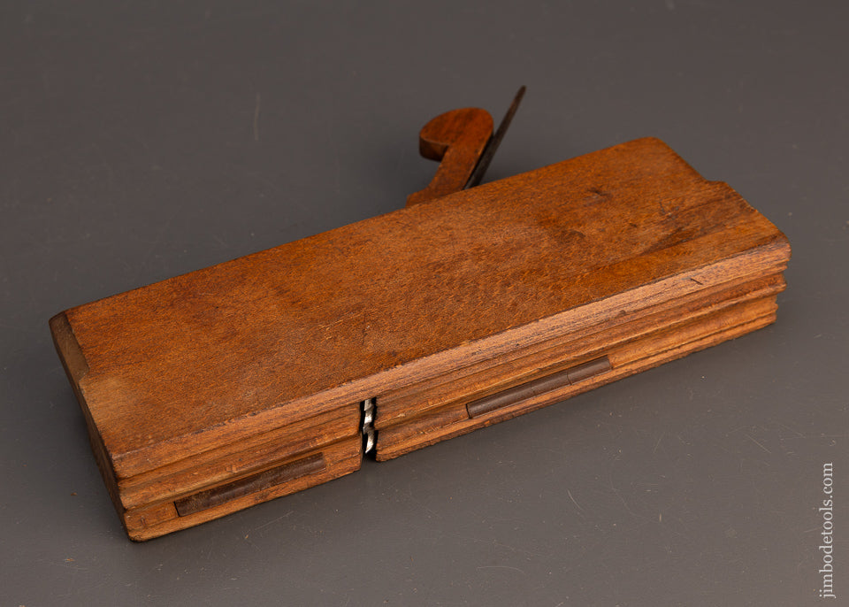 Rare 18th Century 3 STAR *** Moulding Plane by M. DETER PHILAD. - 113836