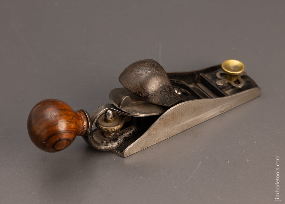Fine Early STANLEY No. 9 3/4 Tail Handle Block Plane with Adjustable Mouth - 113915