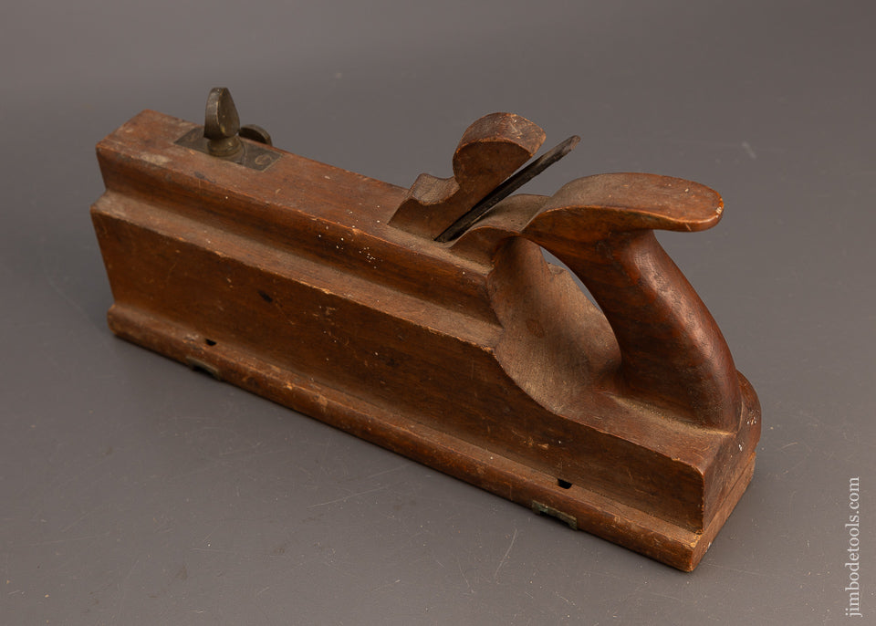 Rare 4 STAR **** Maker Handled Moving Filletster Plane by BARKER & BALDWIN Auburn, N.Y. - 113959