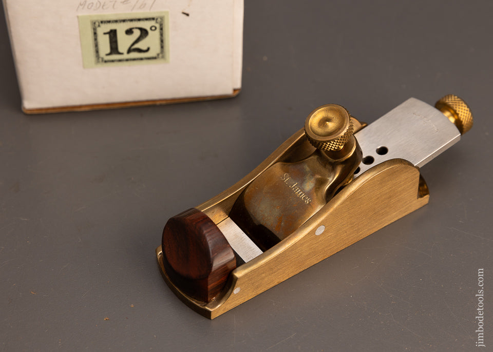 Rare St. JAMES BAY TOOL CO. Adjustable Thumb Plane ( Norris A31) Mint in Box - 113963