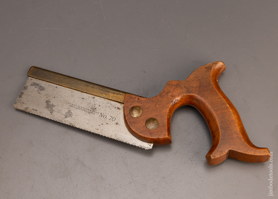 Rare & Near Mint DISSTON No. 70 Dovetail Saw 6 Inch Size - 114101