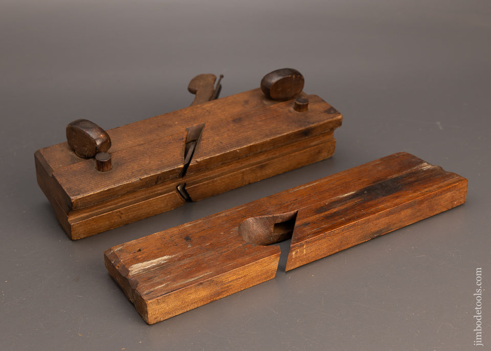 Jo. FULLER PROVIDENCE & E. DAVIS 18th Century Yellow Birch Moulding Planes for Restoration - 114111