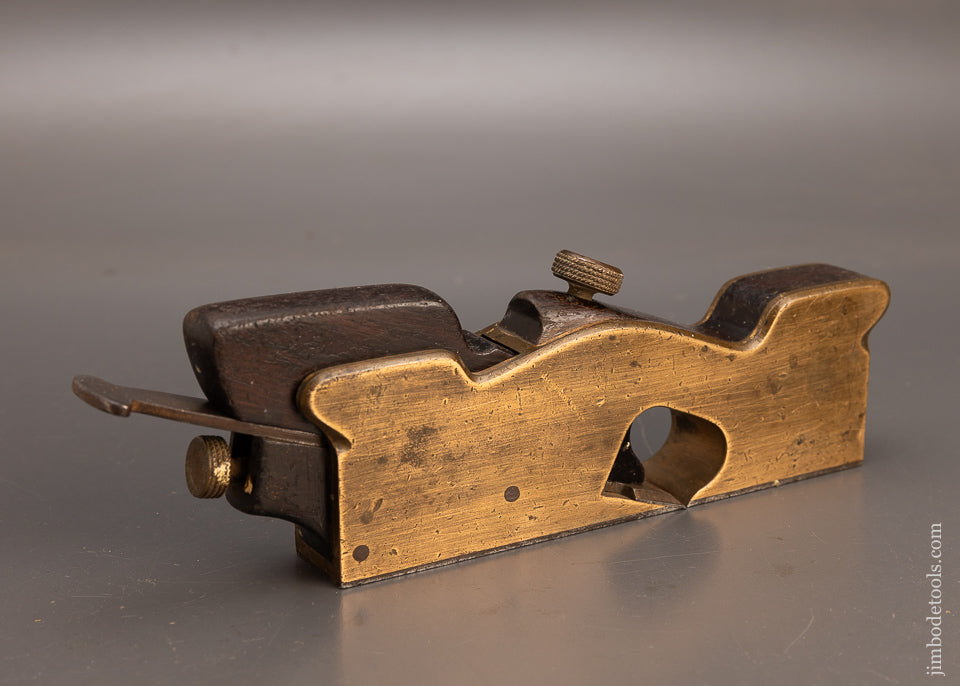 Very Rare NORRIS A20 Adjustable Gunmetal & Rosewood Infill Shoulder Plane - 114229