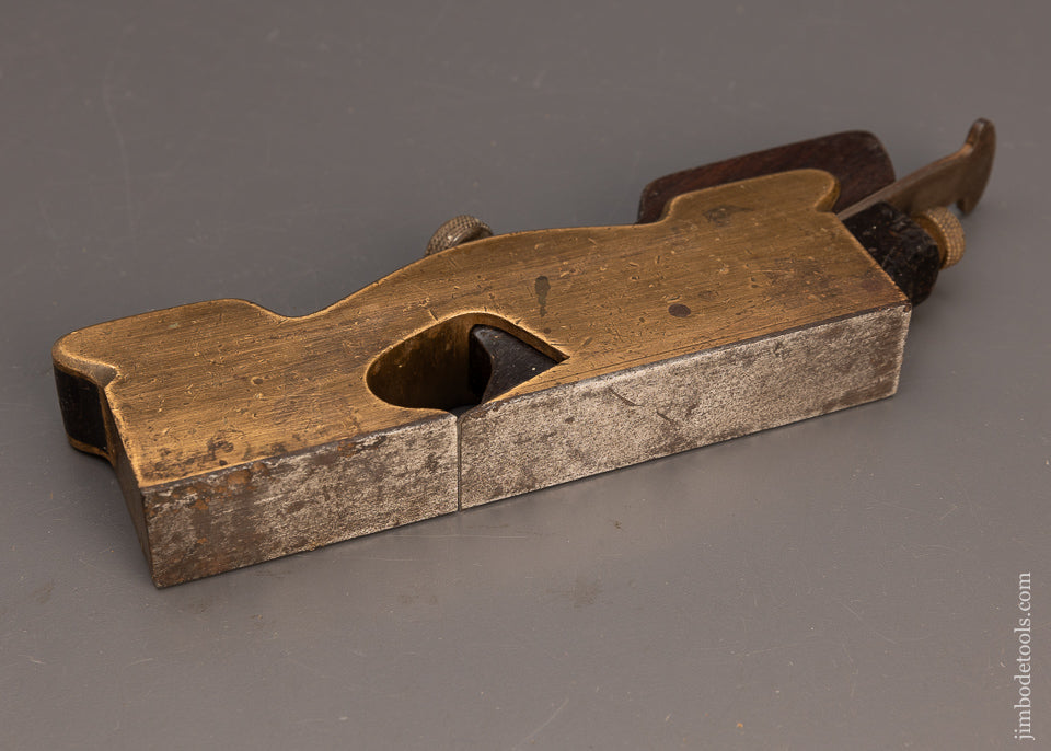 Very Rare NORRIS A20 Adjustable Gunmetal & Rosewood Infill Shoulder Plane - 114229