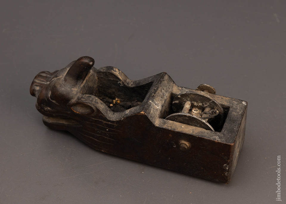Beautiful & Very Early Carved Sumitsubo Japanese Ink Line - 114327