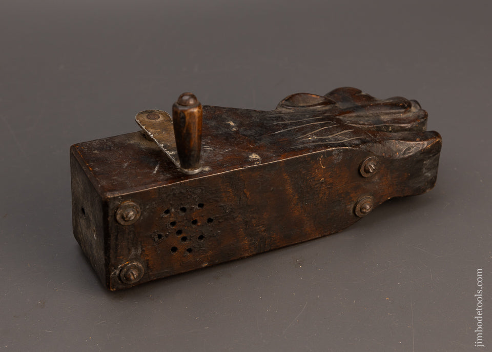 Beautiful & Very Early Carved Sumitsubo Japanese Ink Line - 114327