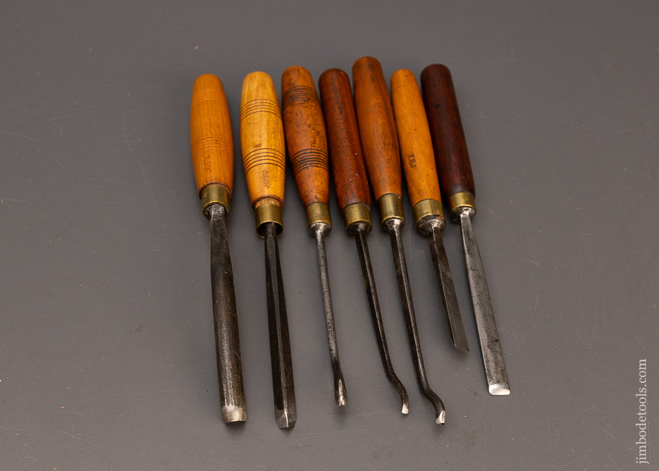 7 Good ADDIS Carving Chisels Gouges - 114343