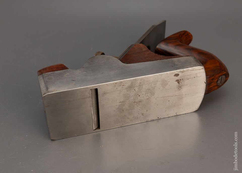Gorgeous MATHIESON Dovetailed Steel Rosewood Infill No. 844 Smooth Plane - 114686