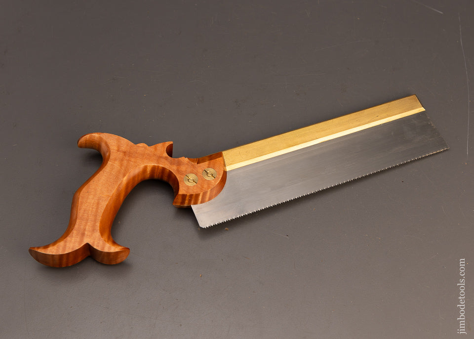 LIE NIELSEN Brass Back Dovetail Saw with Discontinued Tiger Maple Handle -  115399