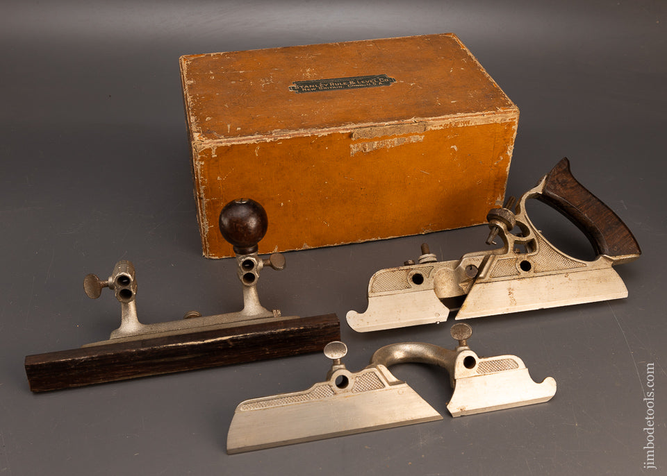 STANLEY No. 45 Sweetheart Combination Plow Plane 100% Complete Fine in Box - 115446