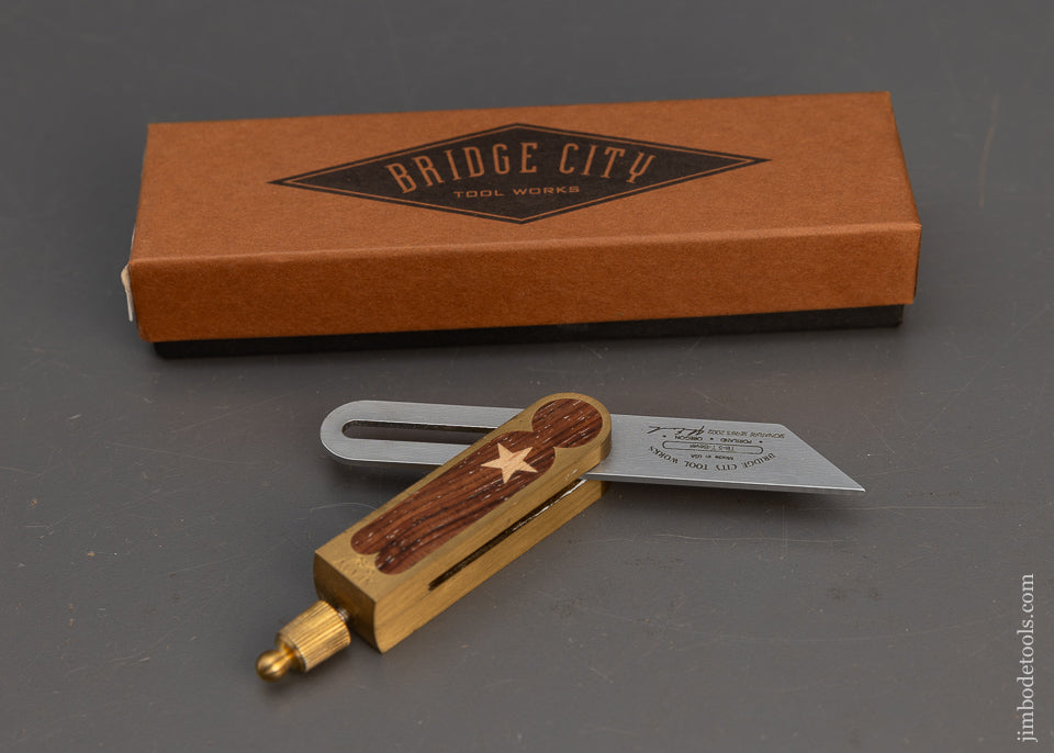 Tiny 4 Inch 2002 BRIDGE CITY TOOL WORKS TB-5 Miniature T Bevel MINT in Original Box - 115493