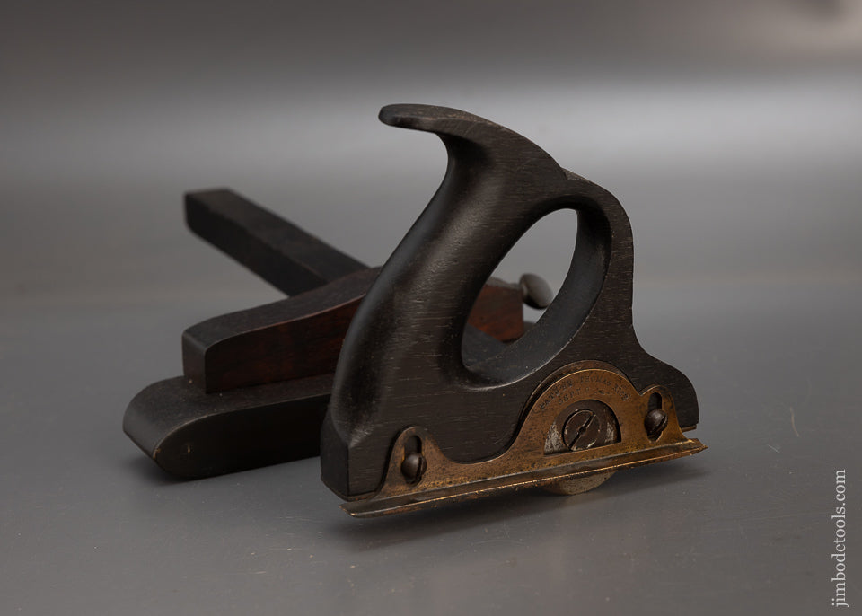 Spectacular Rare THOMAS RICE PATENT Rosewood Slitting Gauge - 115555