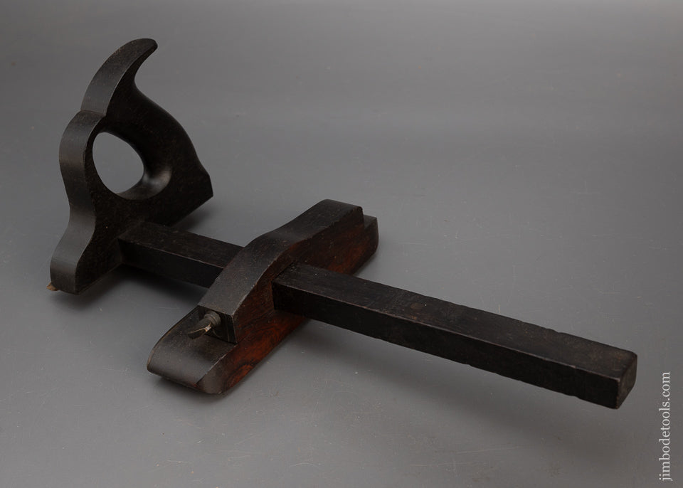 Spectacular Rare THOMAS RICE PATENT Rosewood Slitting Gauge - 115555