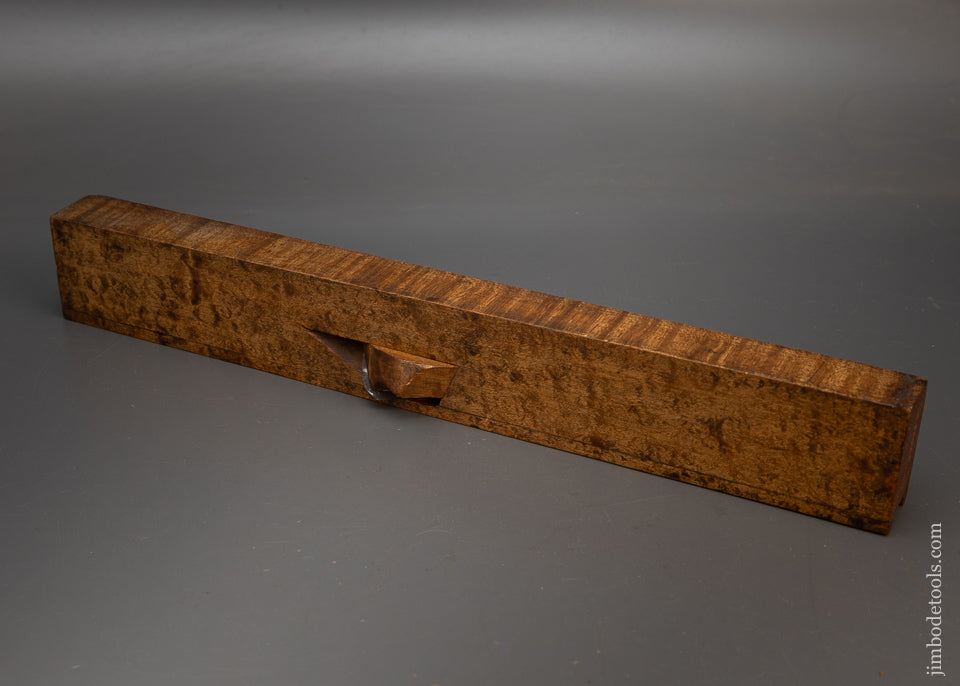Exceptional 18 1/2 Inch Birdseye Maple Spill Plane - 115563