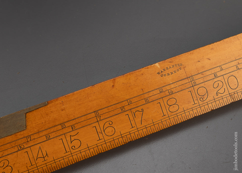 Remarkable Solid Boxwood Combination Rule & Level J. RABONE & SONS - 115688