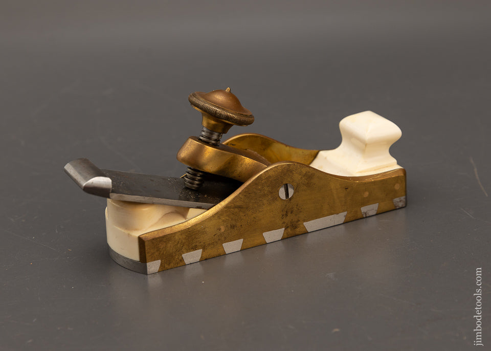 Stunning Gunmetal Dovetailed Infill Miter Plane by ROB’T. BAKER - 115725 - AS OF MAY 21