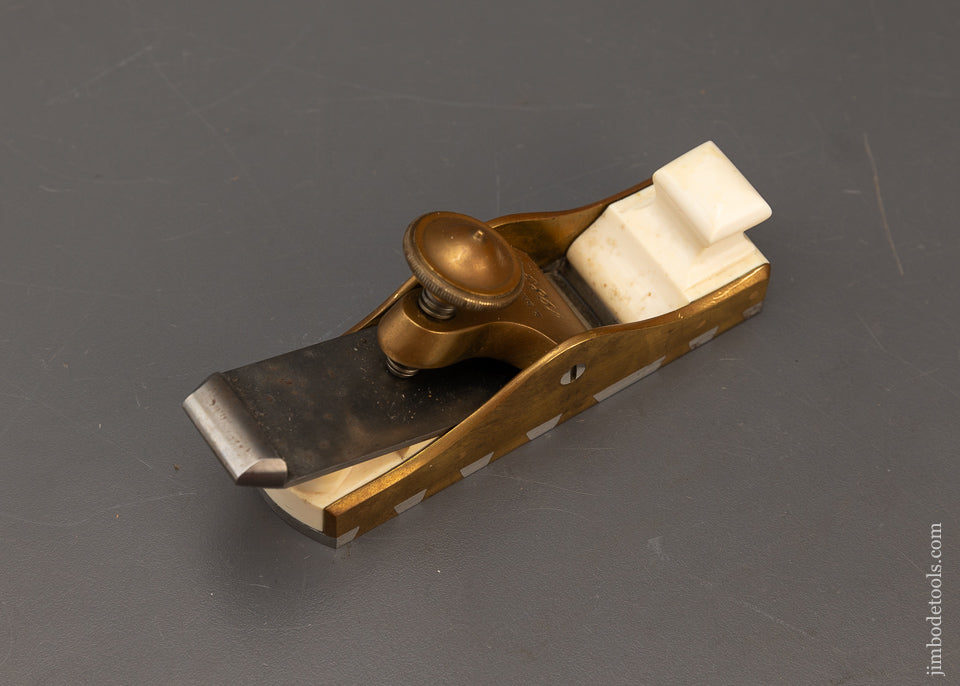 Stunning Gunmetal Dovetailed Infill Miter Plane by ROB’T. BAKER - 115725 - AS OF MAY 21