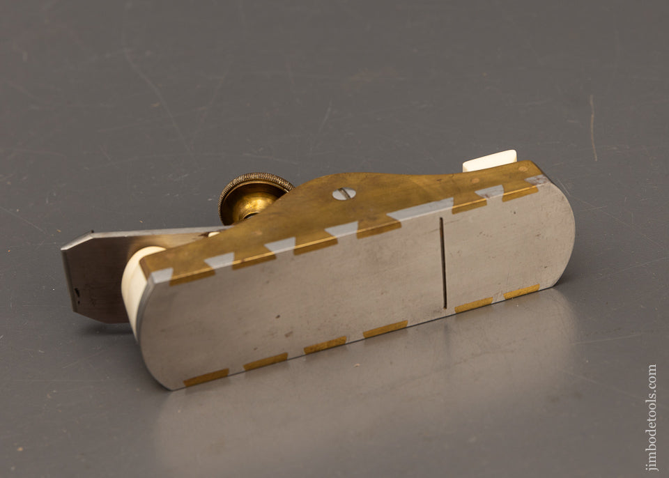 Stunning Gunmetal Dovetailed Infill Miter Plane by ROB’T. BAKER - 115725 - AS OF MAY 21