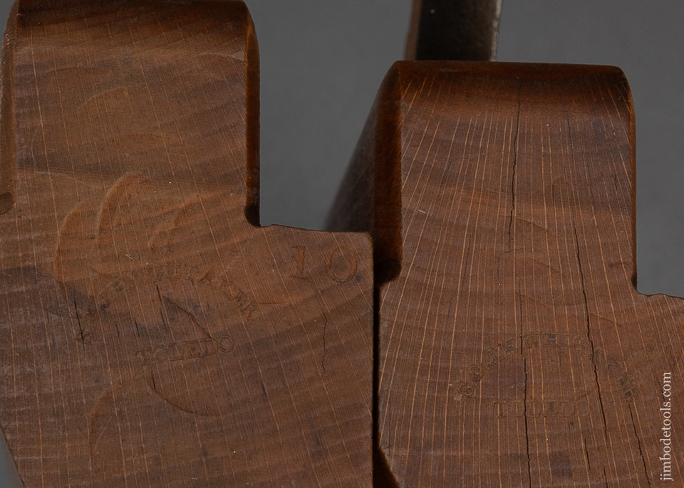 Fine Set of 18 Hollow & Round Moulding Planes with Dual Marks **** 4 STAR Mark S.&J.H WHITAKER & OHIO TOOL CO. - 115728