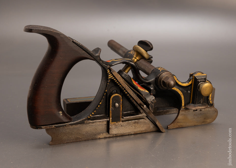 Stunning MAYO’S IMPROVED PHILLIPS PATENT Plow Plane in Full Paint - 115762