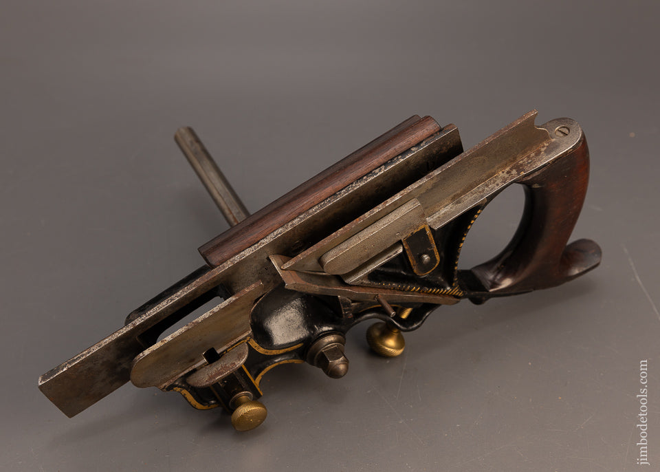 Stunning MAYO’S IMPROVED PHILLIPS PATENT Plow Plane in Full Paint - 115762