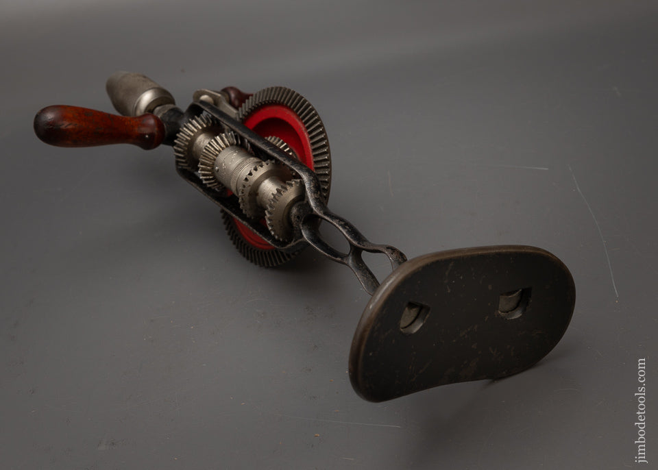 Phenomenal MILLERS FALLS No. 97 Multi Speed Hand Drill with Full Paint & Decals - 115781