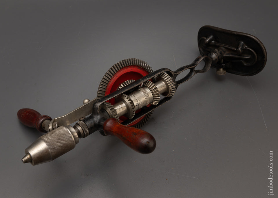 Phenomenal MILLERS FALLS No. 97 Multi Speed Hand Drill with Full Paint & Decals - 115781