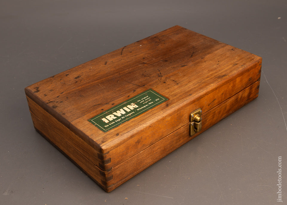 Complete Set of 13 IRWIN Auger Bits DEAD MINT in Original Box - 115818