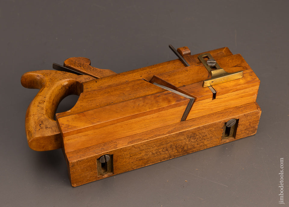 Fine RARE Handled Moving Filletster Plane by JOHN BELL PHILAD. - 115822