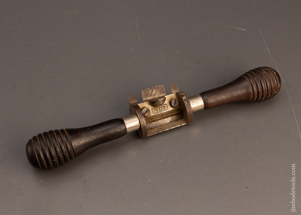 STANLEY No. 67 Rosewood Handled Round Bottom Spoke Shave - 115861