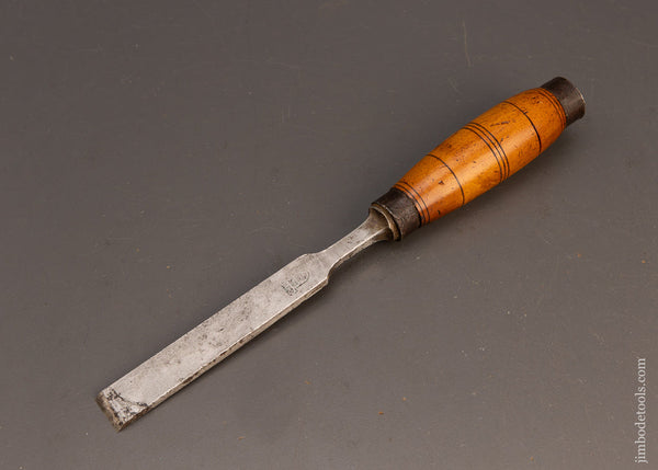Gorgeous Boxwood Handled Dutch Tang Firmer Chisel - 115862
