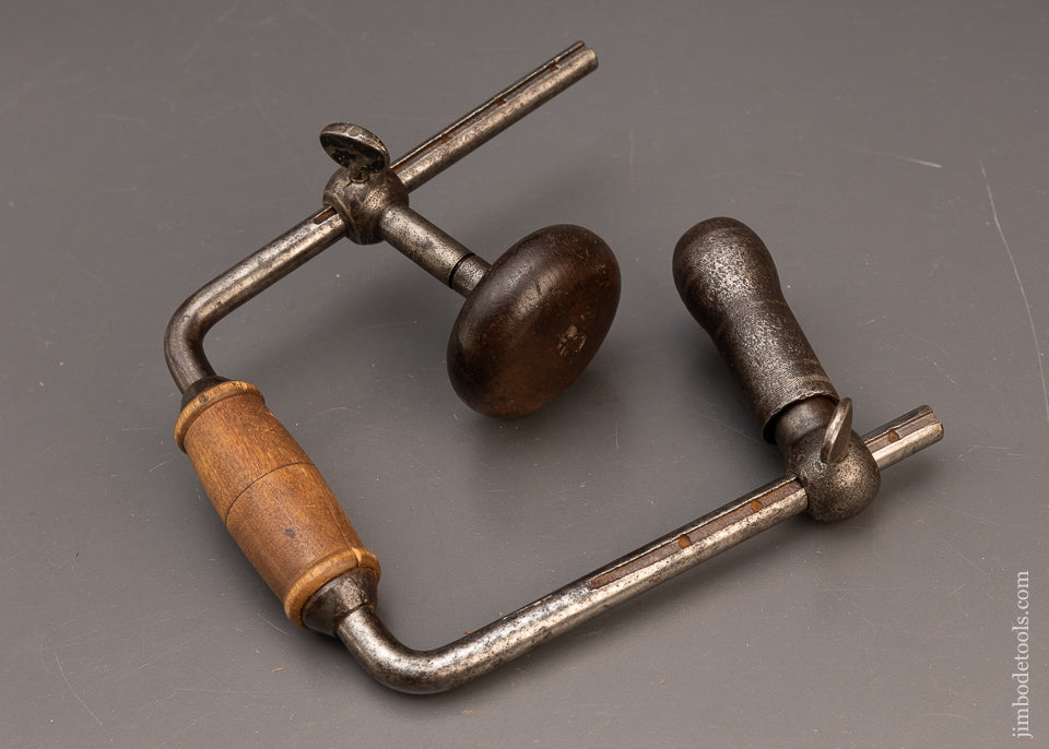 Rare D.F. SUTTON 1875 PATENT Folding Multi Sweep Bit Brace - 115890