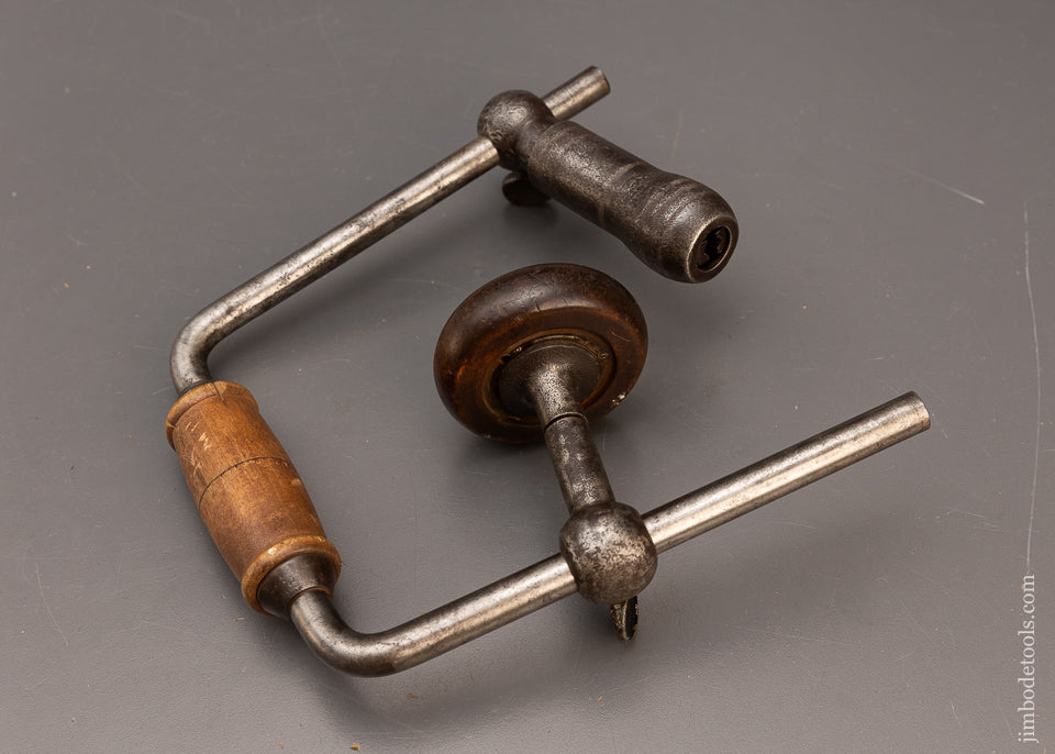 Rare D.F. SUTTON 1875 PATENT Folding Multi Sweep Bit Brace - 115890