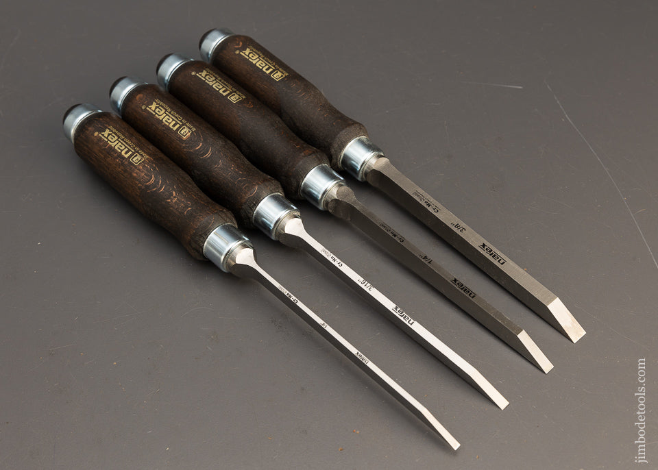 Mint Set of 4 NAREY Mortise Chisels - 115905